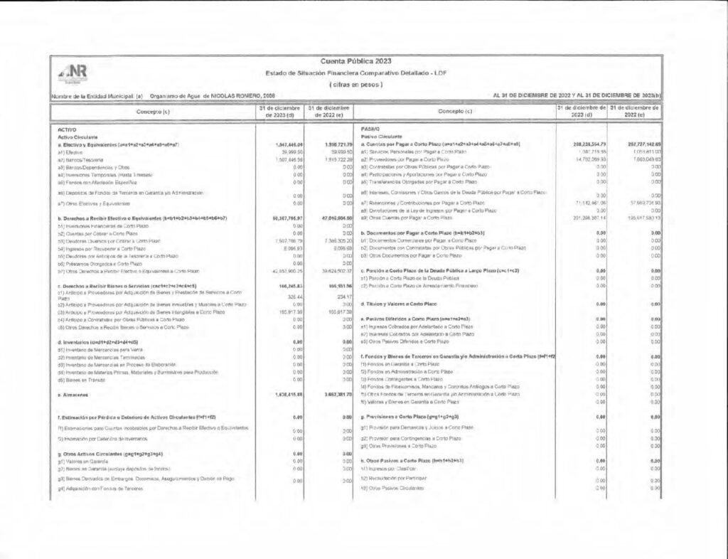 thumbnail of 1. ESTADO DE SITUACIÓN FINANCIERA COMPARATIVO DETALLADO