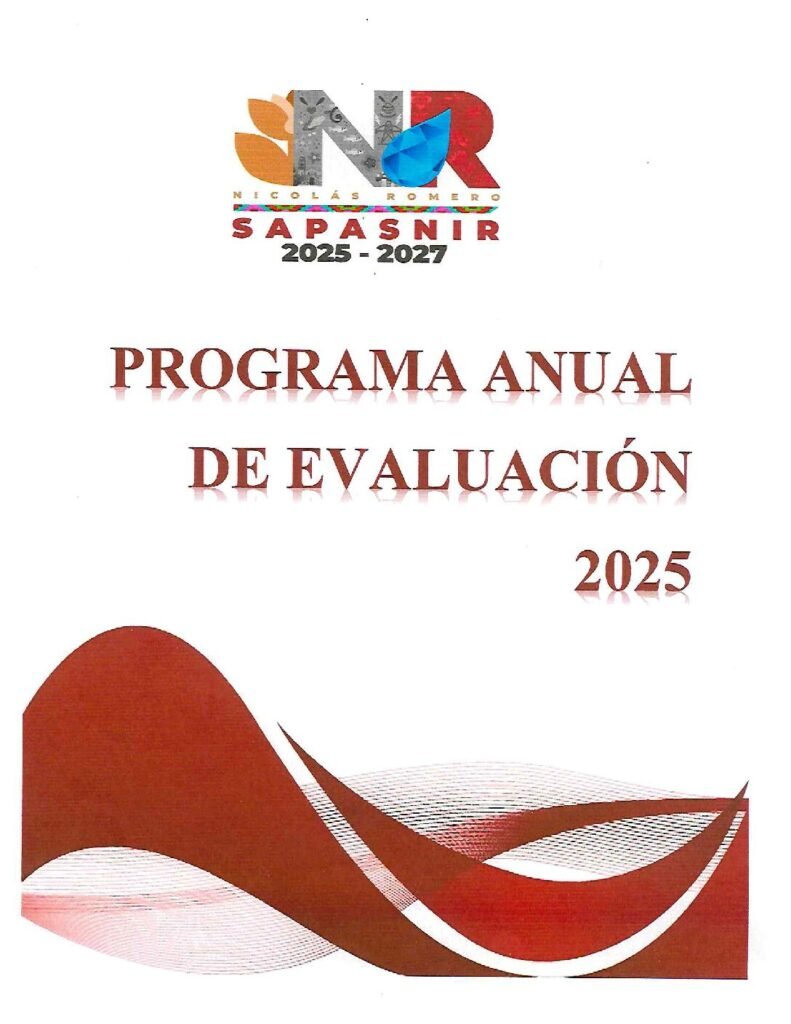 thumbnail of Programa Anual de Evaluación PAE 2025 SAPASNIR
