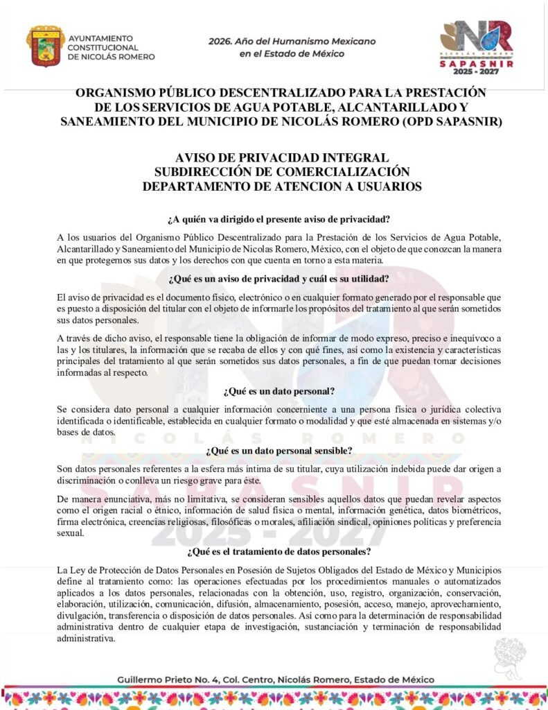thumbnail of AVISO DE PRIVACIDAD Atención a Usuarios